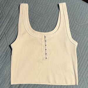 COPY - Aerie ribbed women’s size extra small crop top tank